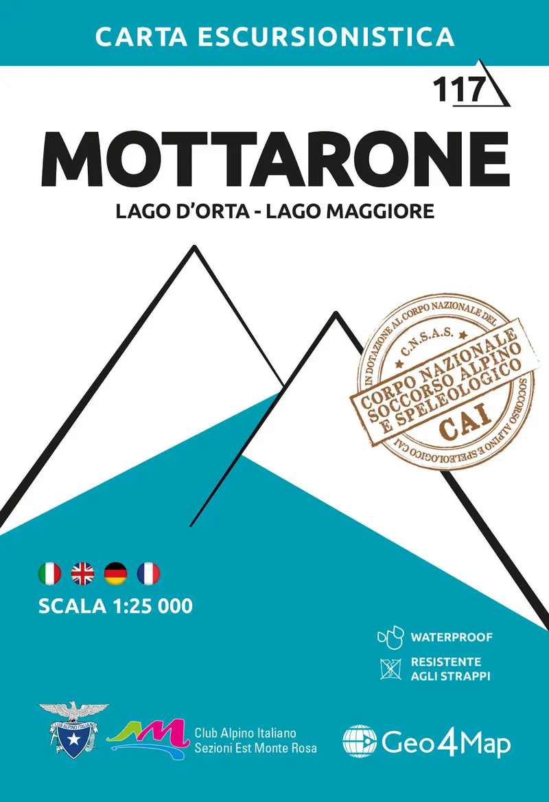 117 Mottarone. Carta escursionistica 1