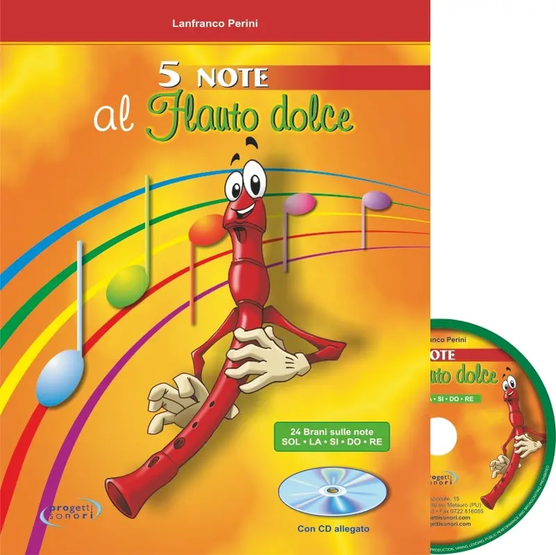 5 note al flauto dolce