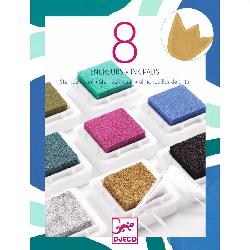 8 Tamponi d'inchiostro e 1 pulitore - Chic