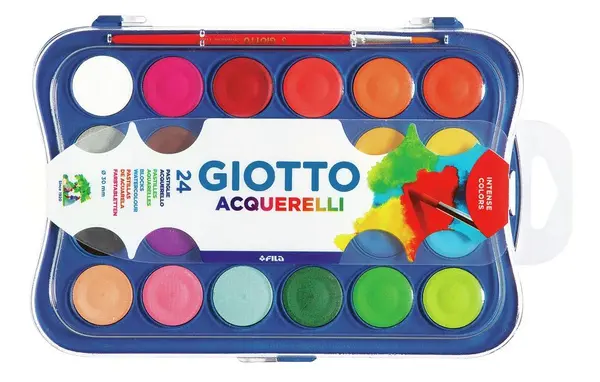 Acquerelli Giotto 24 colori