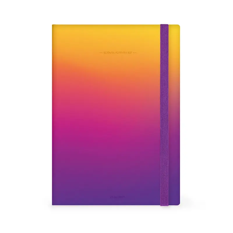 Agenda del Docente 2026/2027 Settimanale 13 Mesi - Sunset Vibes