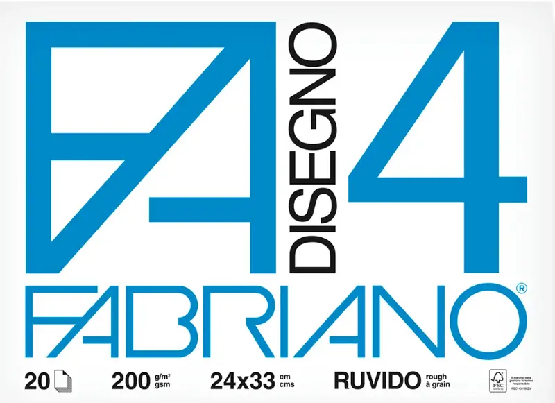Album Fabriano F4 24x33 Ruvido