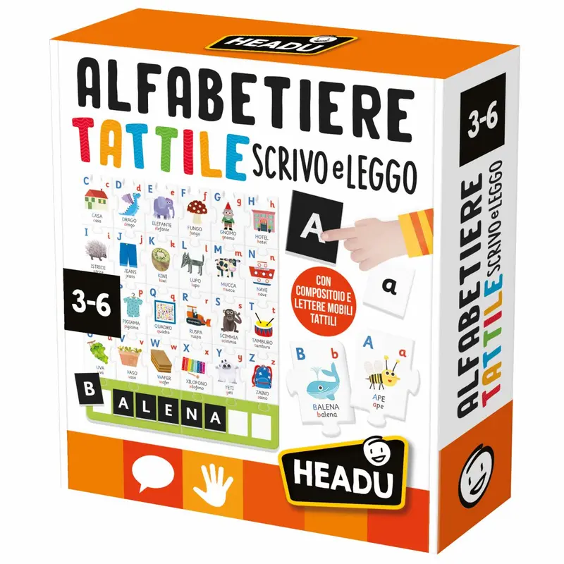 Alfabetiere Tattile Scrivo e Leggo