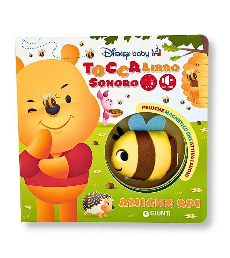Amiche api Toccalibro sonoro Disney baby. Con Ape magnetica