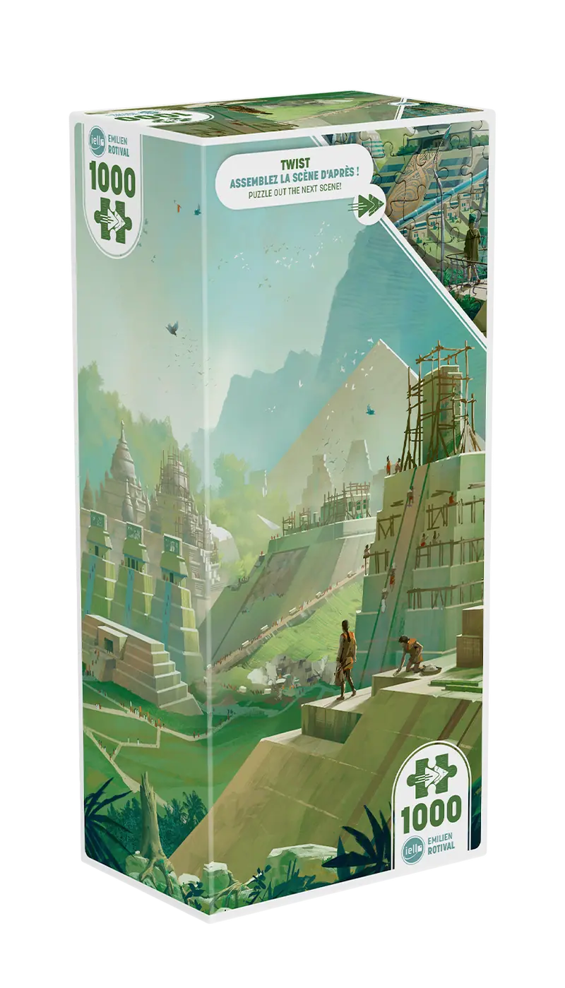 Ancient Pyramids - Puzzle Twist 1000 pezzi