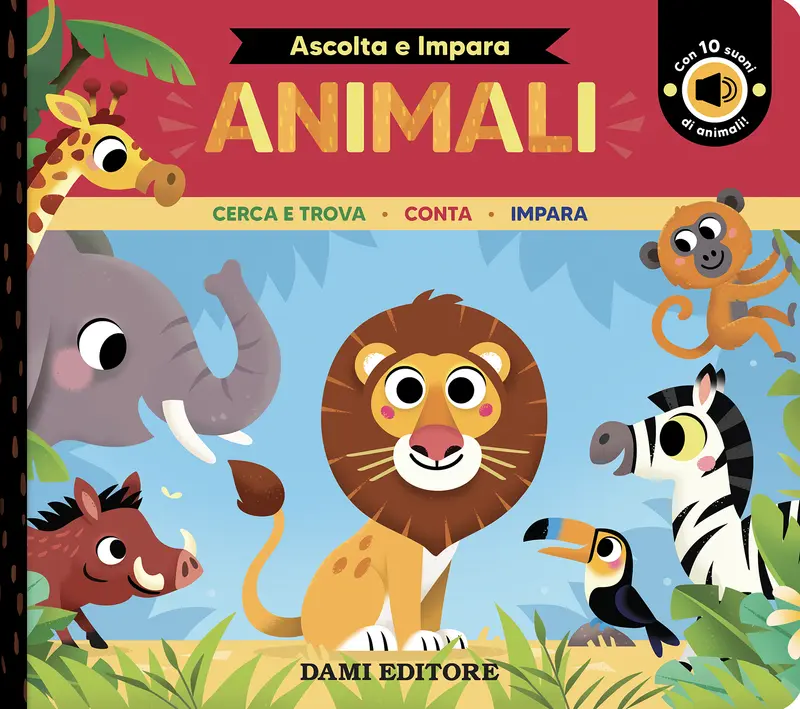 Animali. Cerca e trova, Conta, Impara