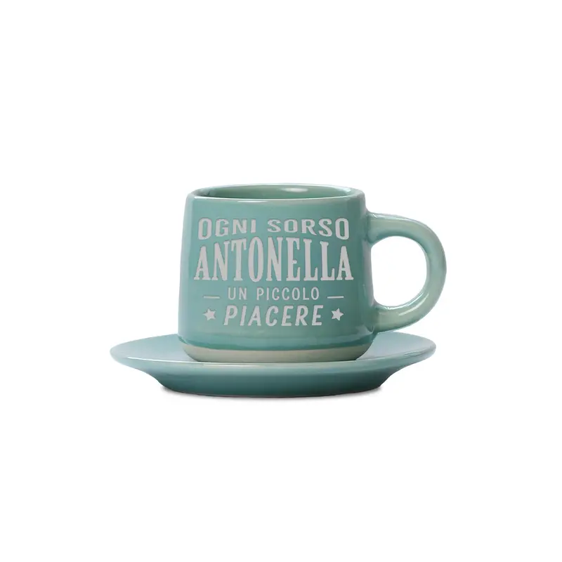 ANTONELLA - TAZZINA DA CAFFE'+PIATTINO ABBINATO