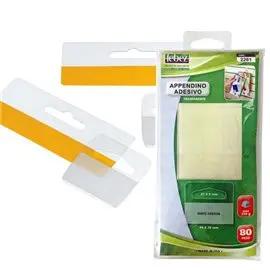 Appendicartelli adesivi blister 80 pz. Lebez art. 2261