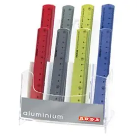 Arda Alluminio Frost Expo 48 pz. Righelli 15/20