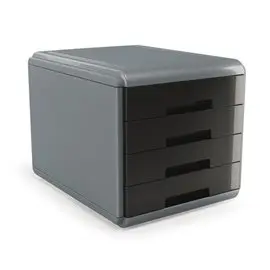 Arda Mydesk Cassettiera a 4 Nero