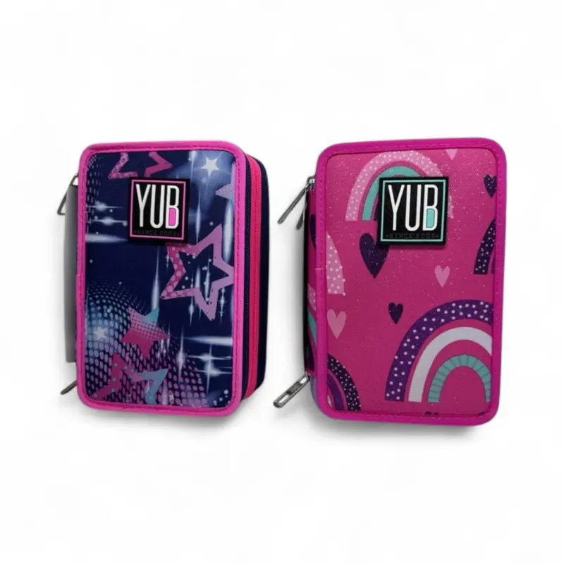 Astuccio 3 Scomparti Yub Magic Word Seven con 45 Accessori