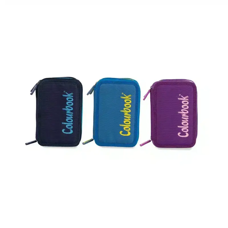 Astuccio 3 Zip Bicolor Colourbook