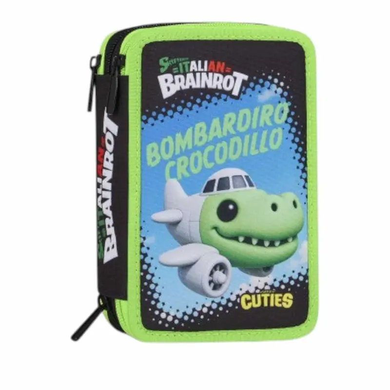 Astuccio 3 Zip Bombardiro Crocodillo Skifidol