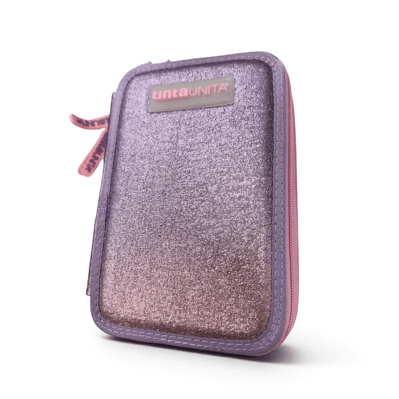 Astuccio 3 Zip Gradient rosa/viola