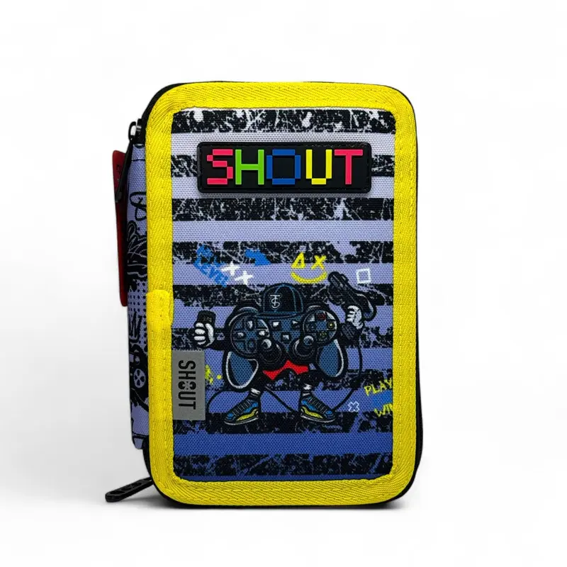 Astuccio 3 Zip Shout Gamer personalizzabile
