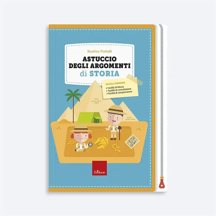 Astuccio degli argomenti di storia