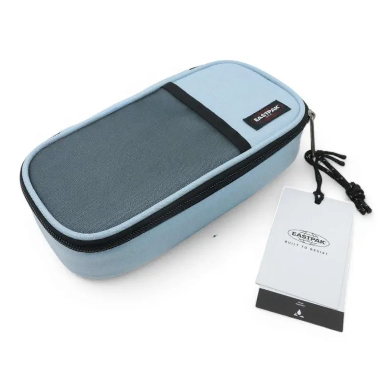 Astuccio Eastpak Oval Mesh Cerulean Blue – Con Tasca Frontale
