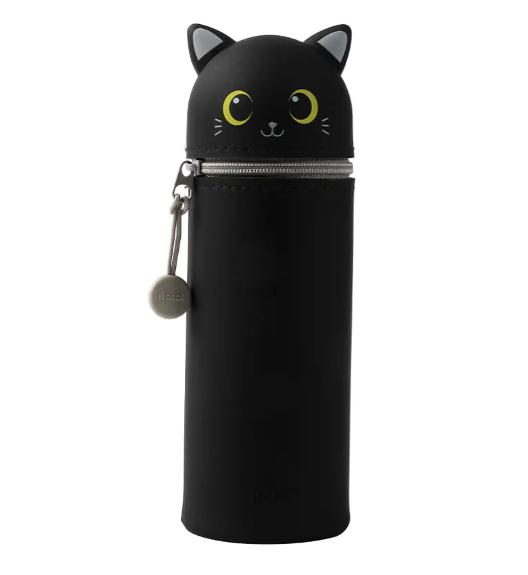 Astuccio in silicone Gatto nero