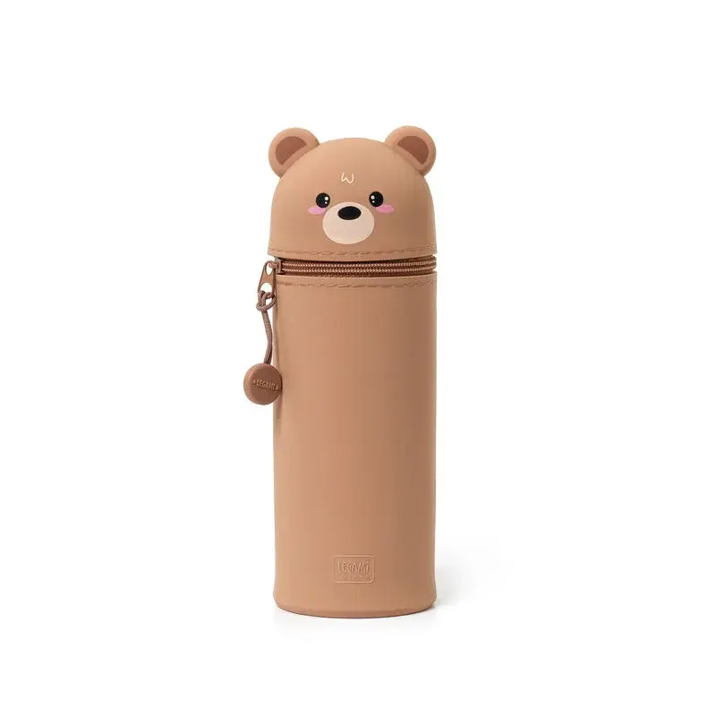 Astuccio Kawaii Teddy Bear in silicone morbido 2 in 1