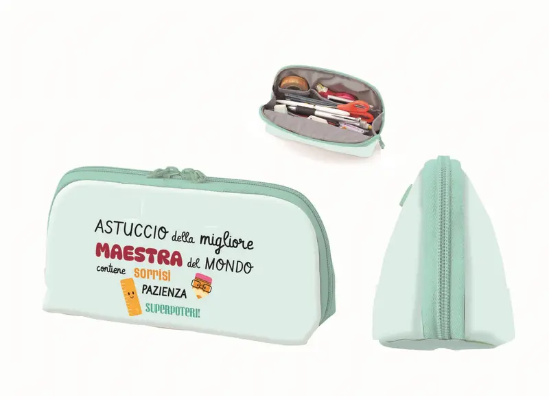 Astuccio Maestra – Tela Neoprene Capiente con Dedica e Interno Foderato | Virca