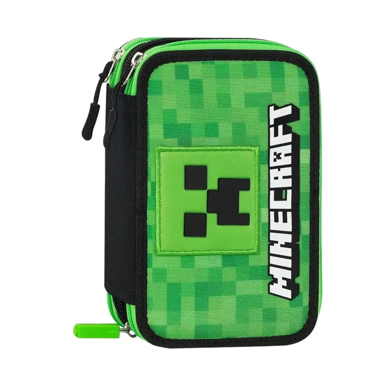 ASTUCCIO MINECRAFT - 3 ZIP PIENO