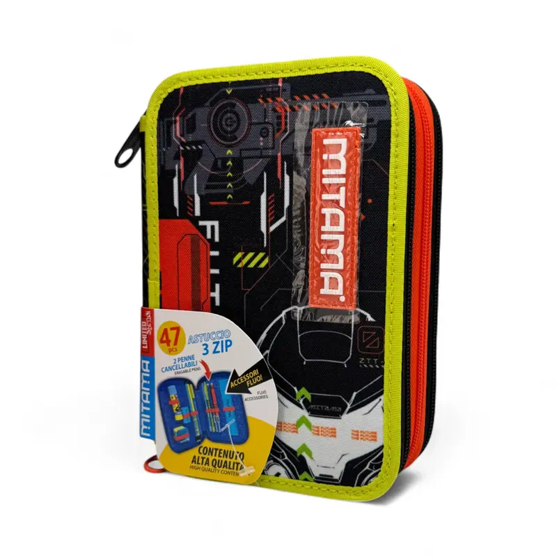 Astuccio Mitama Fluo Battle 3 Zip