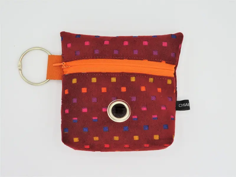 Astuccio porta sacchetti igienici - Rosso