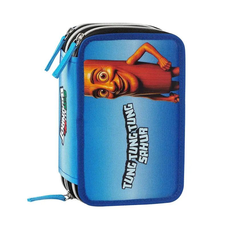 Astuccio scuola Brainrot Tung Tung Sahur 3 zip completo