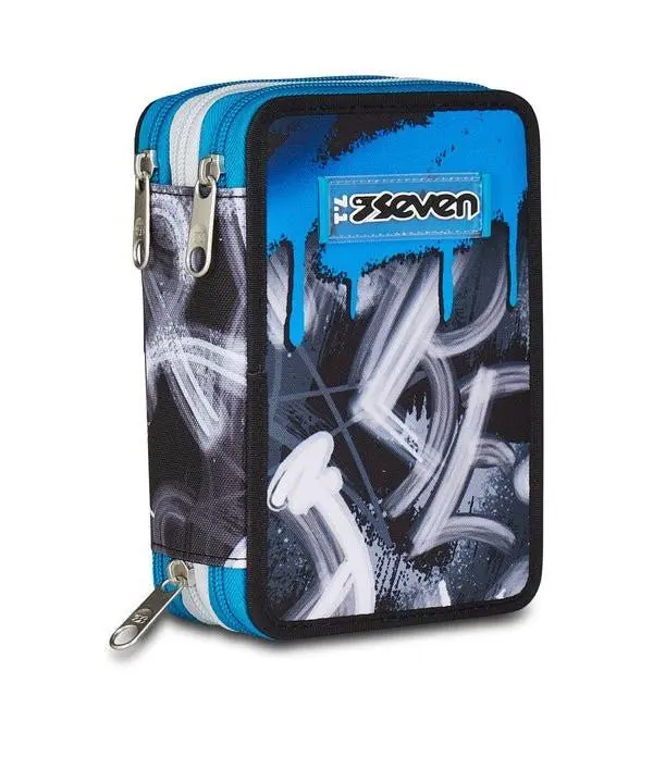 Astuccio Seven 3 Zip – Quick Graffiti Boy con 45 Pezzi Inclusi