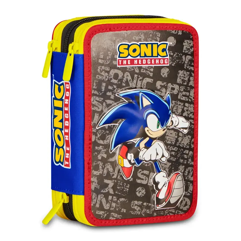 Astuccio Seven Sonic the Hedgehog 3 zip 44 pezzi