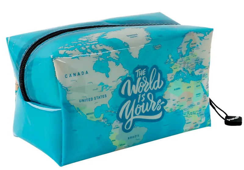 Astuccio Trousse in PVC BLUE MAPS