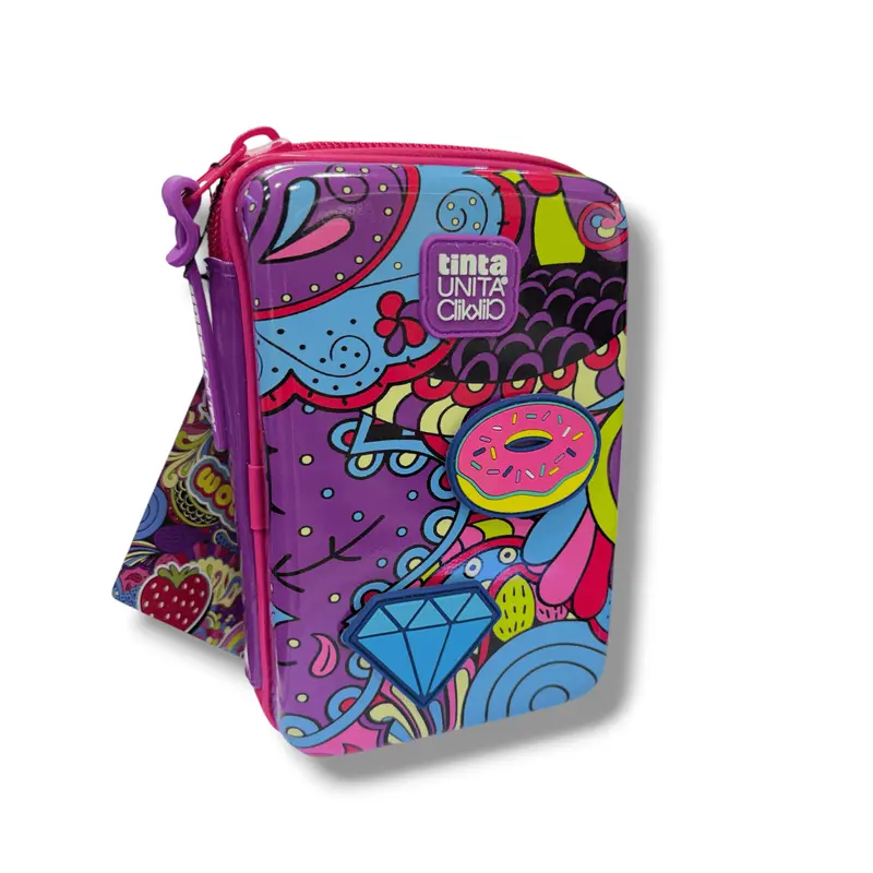 Astuccio Una Zip One Time Girl Power - Tinta Unita