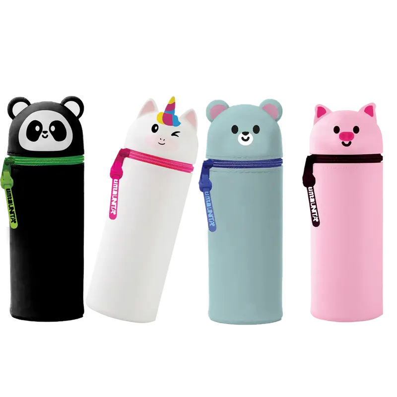 Astuccio Verticale in Silicone Tinta Unita Zoo – Sta in Piedi, 18,5x6,3 cm