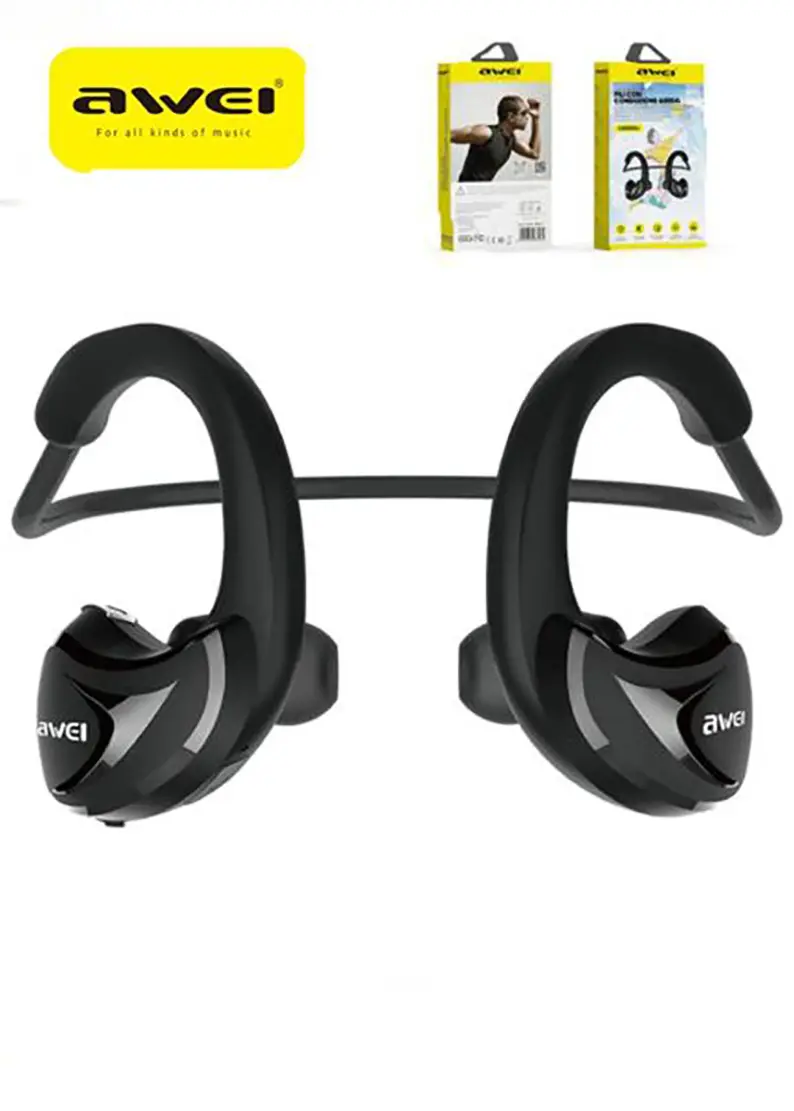 Awei Auricolari da Corsa Wireless Bluetooth 5.3 Aperti Sport