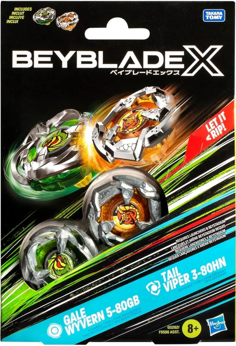 Bayblade X dual pack f9586 originale