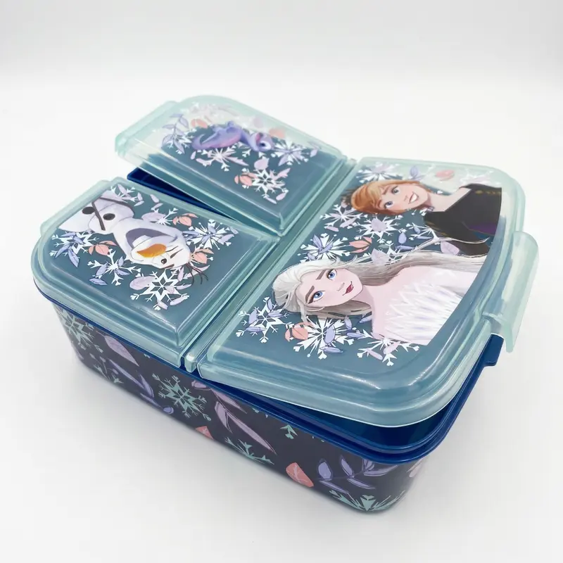 Bento Box Frozen con Scomparti 17x14x6 cm - Porta Merenda Scuola