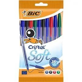 Bic Blister Cristal Soft 10 pz. Ass.
