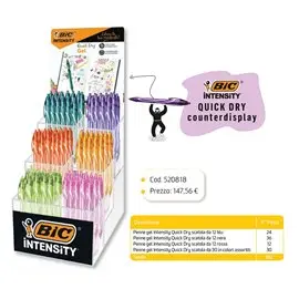 Bic Expo Gelocity Quick Dry 102 pz.