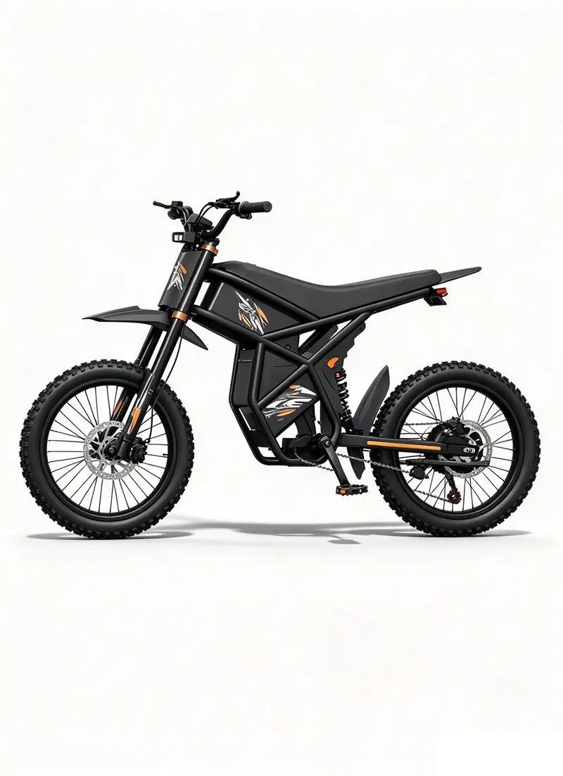 Bici Moto Elettrica GT73 PRO | 3000W, Batteria Estraibile, Motocicletta Off-Road