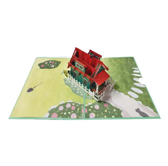 Biglietto Augurale Origami Home Sweet Home
