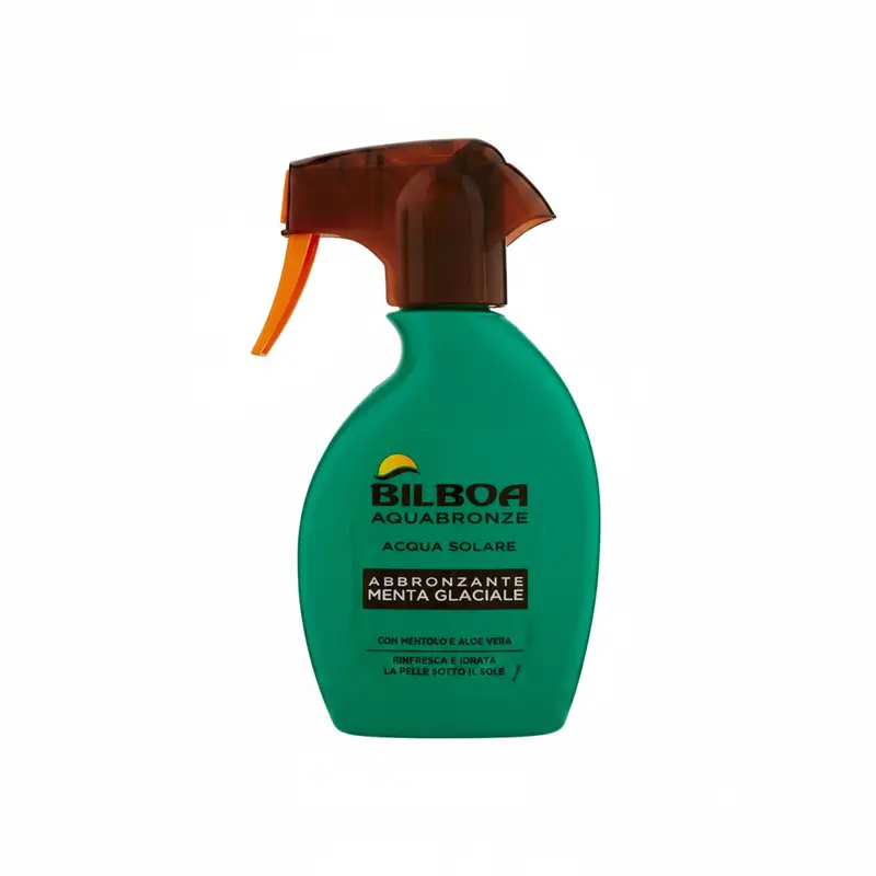 Bilboa Aquabronze Acqua Solare Abbronzante Menta Glaciale - 250ml Solari Protezione Corpo