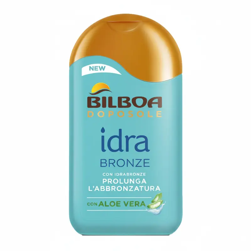 Bilboa Doposole Idra Bronze - con Aloe Vera e Idrabronze, Prolunga l'Abbronzatura 200ml Solarti