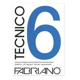 Blocchi Disegno Fabriano F6 35x50 20 ff Liscio