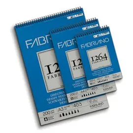 Blocchi Fabriano 1264 Disegno Nero A3 200 gr. Spiral 40 ff