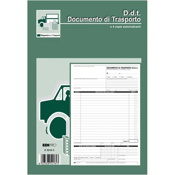 Blocco DDT 25 fogli