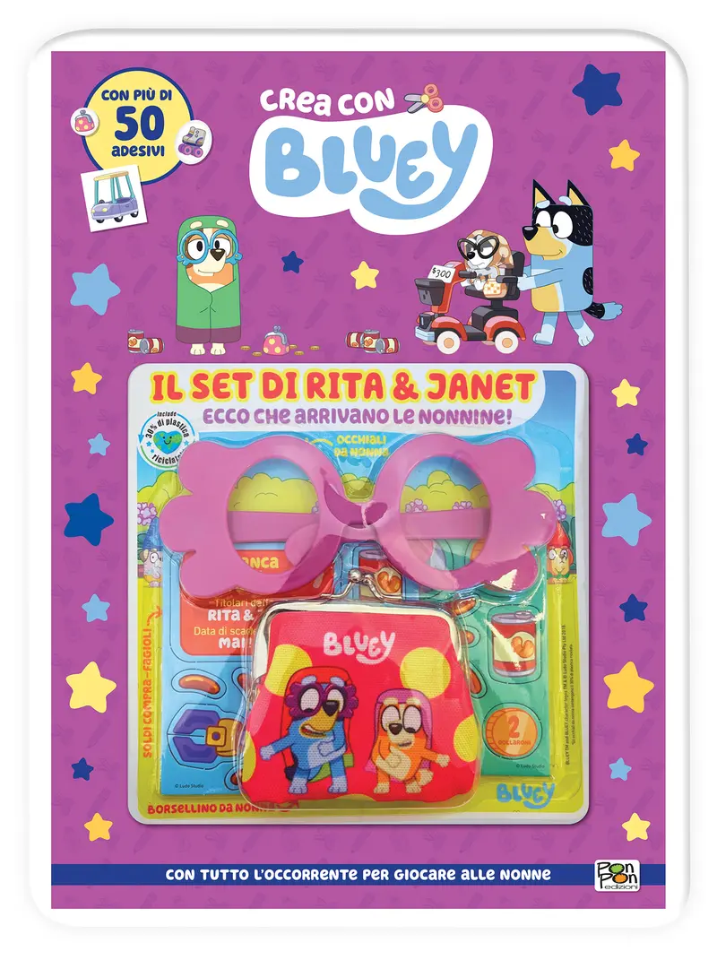 Bluey. Crea con Bluey + Il set di Rita e Janet