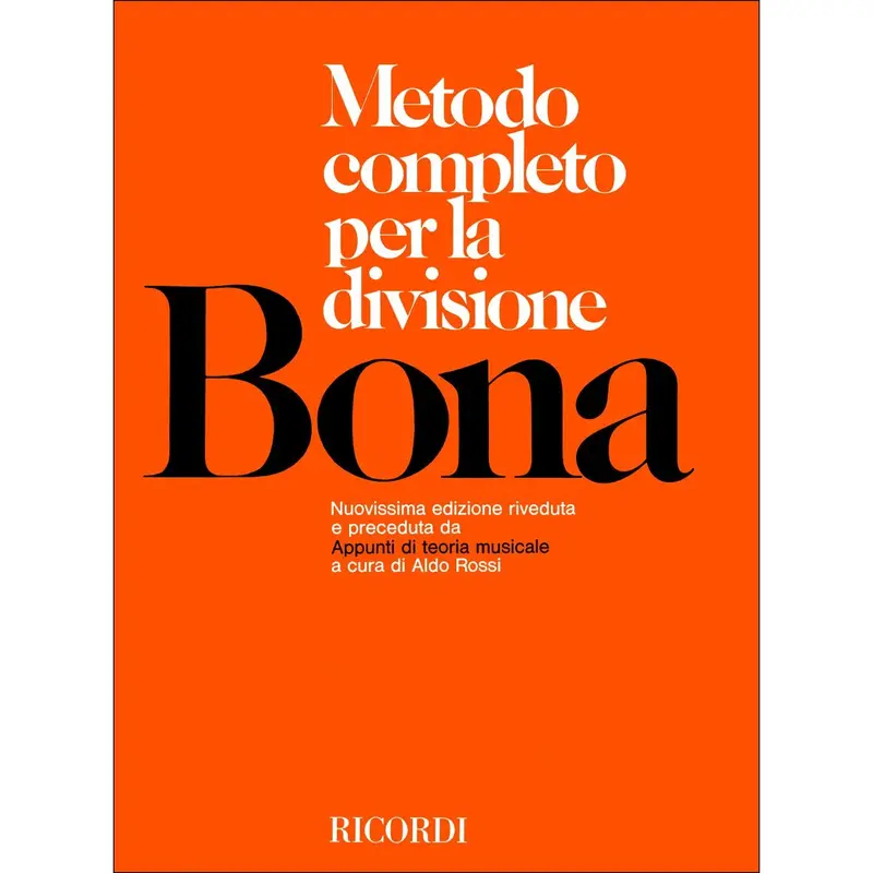 Bona Metodo Completo Per La Divisione