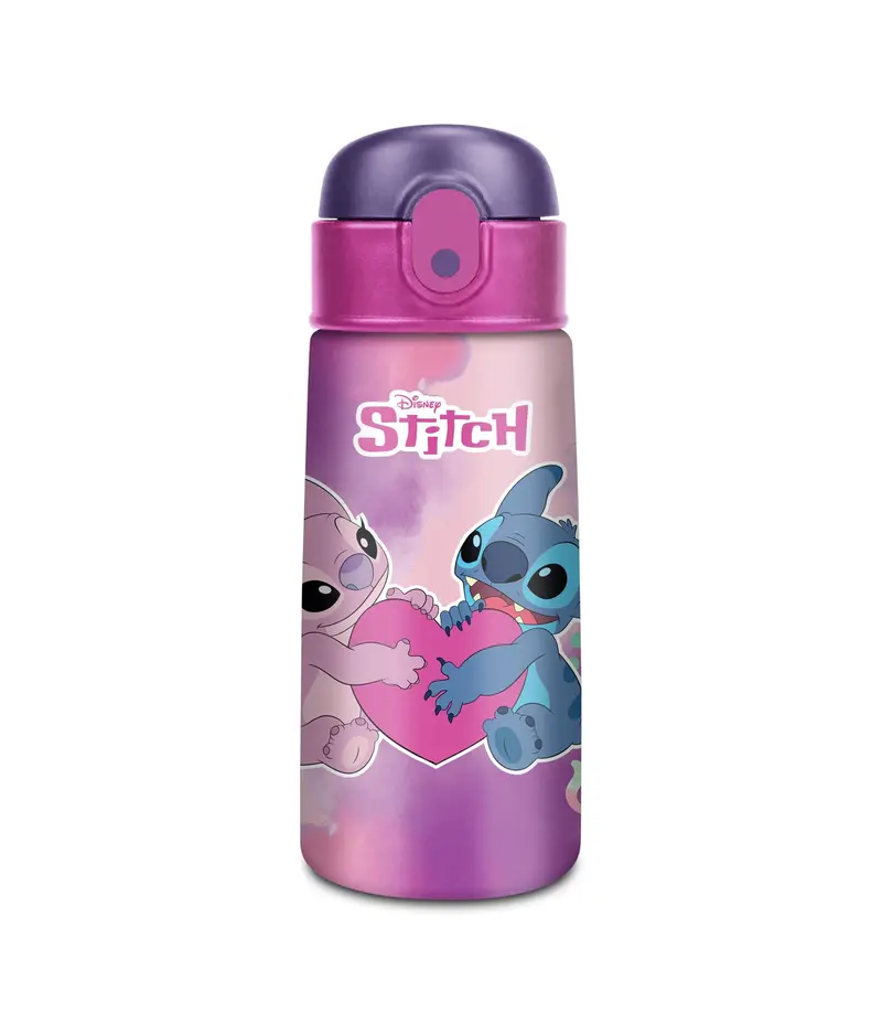 Borraccia Seven Kid Stitch Lilla 460 ml Acciaio Inox