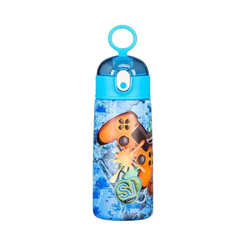 Borraccia SJ con cannuccia acciaio inox 0,46L Game