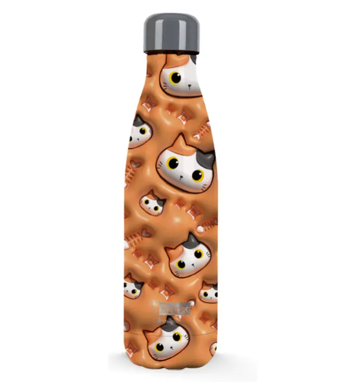 Borraccia Termica 500 ml ORANGE CAT 3D